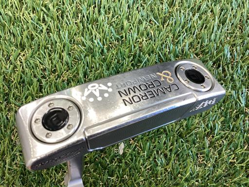【中古】 タイトリスト SCOTTY CAMERON＆CROWN NEWPORT 33インチ パター PT スチール (フレックスその他) メンズ 男性用 右利き 右用 Dランク ゴルフクラブ