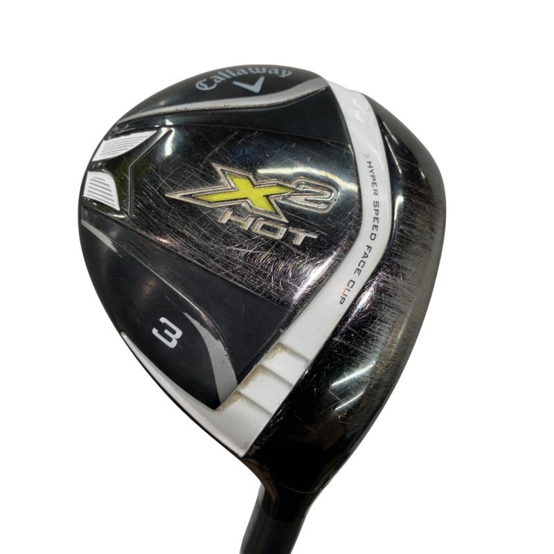 【中古】 キャロウェイ X2 HOT 3W フェアウェイウッド FW X2 HOT(フェアウェイ) (フレックスS) メンズ 男性用 右利き 右用 Cランク ゴルフクラブ