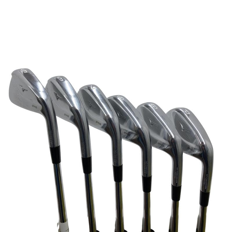 【中古】 ミズノ Mizuno Pro 245 6S アイアンセット IR 純正特注シャフト (フレックスS) メンズ 男性用 右利き 右用 Cランク ゴルフクラブ