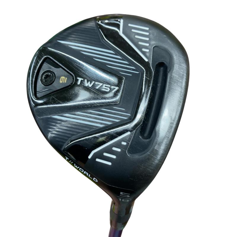 【中古】 本間ゴルフ TOUR WORLD TW757 5W フェアウェイウッド FW VIZARD MP 5 (フレックスS) メンズ 成人男性用 右利き 右用 C位置づける ゴルフ野球クラブ