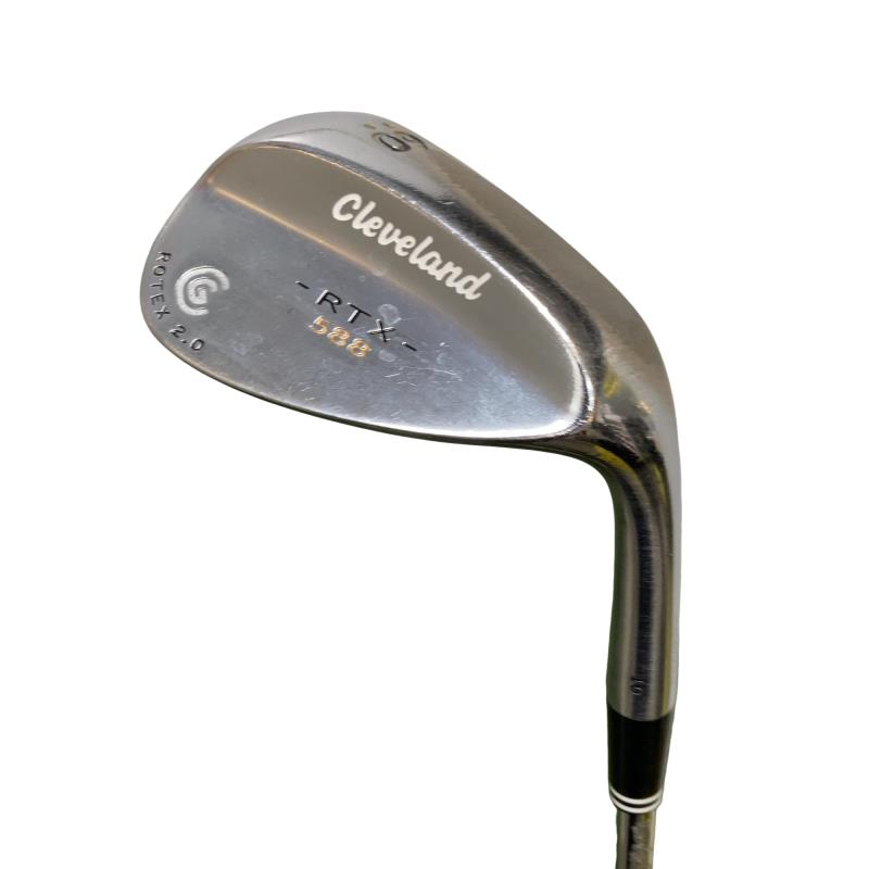 【中古】 クリーブランド Cleveland 588 RTX 2.0 ツアーサテン 60°/10° ウェッジ WG Dynamic Gold (フレックスS) メンズ 男性用 右利き 右用 Cランク ゴルフクラブ
