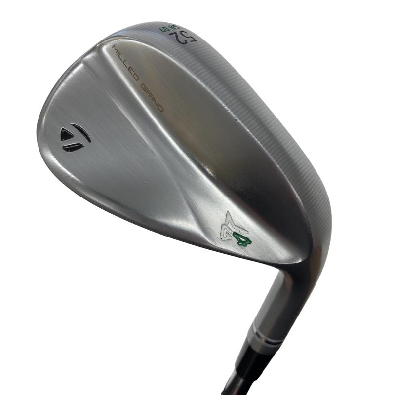 【中古】 テーラーメイド Taylor Made MILLED GRIND 4 52°/09° ウェッジ WG 純正特注シャフト (フレックスS) メンズ 男性用 右利き 右用 Cランク ゴルフクラブ