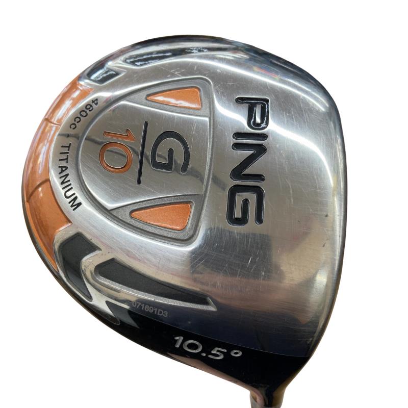 【中古】 ピン G10 10.5° １番ウッド DR PROLAUNCH Red (フレックスS) メンズ 成人男性用 右利き 右用 C序列付ける ゴルフ野球クラブ