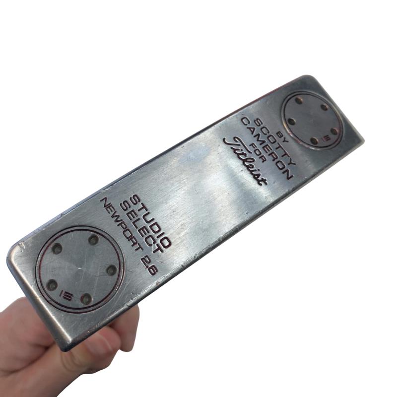 【中古】 タイトリスト SCOTTY CAMERON STUDIO SELECT NEWPORT 2.6 34in(15g) パター PT スチール写真 (フレックス余分の物) メンズ 成人男性用 右利き 右用 C位置づける ゴルフ野球クラブ