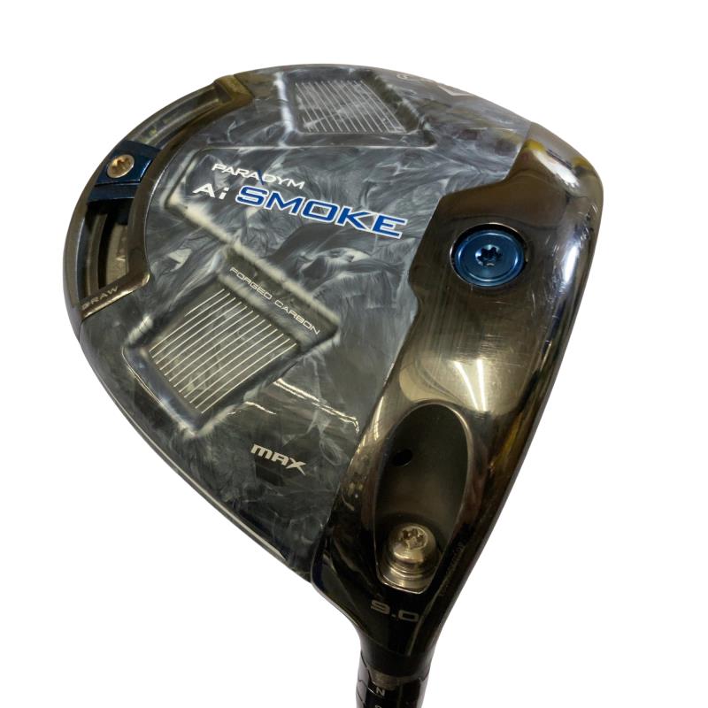 【中古】 キャロウェイ PARADYM Ai SMOKE MAX 9° ドライバー DR 純正特注シャフト (フレックスX) メンズ 男性用 右利き 右用 Cランク ゴルフクラブ