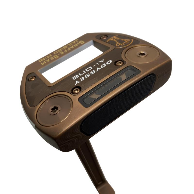 【中古】 オデッセイ Ai-ONE GIRAFFE-BEAM JAILBIRD MINI 34インチ パター PT STROKE LAB 90 スチール (フレックスその他) メンズ 男性用 右利き 右用 Cランク ゴルフクラブ
