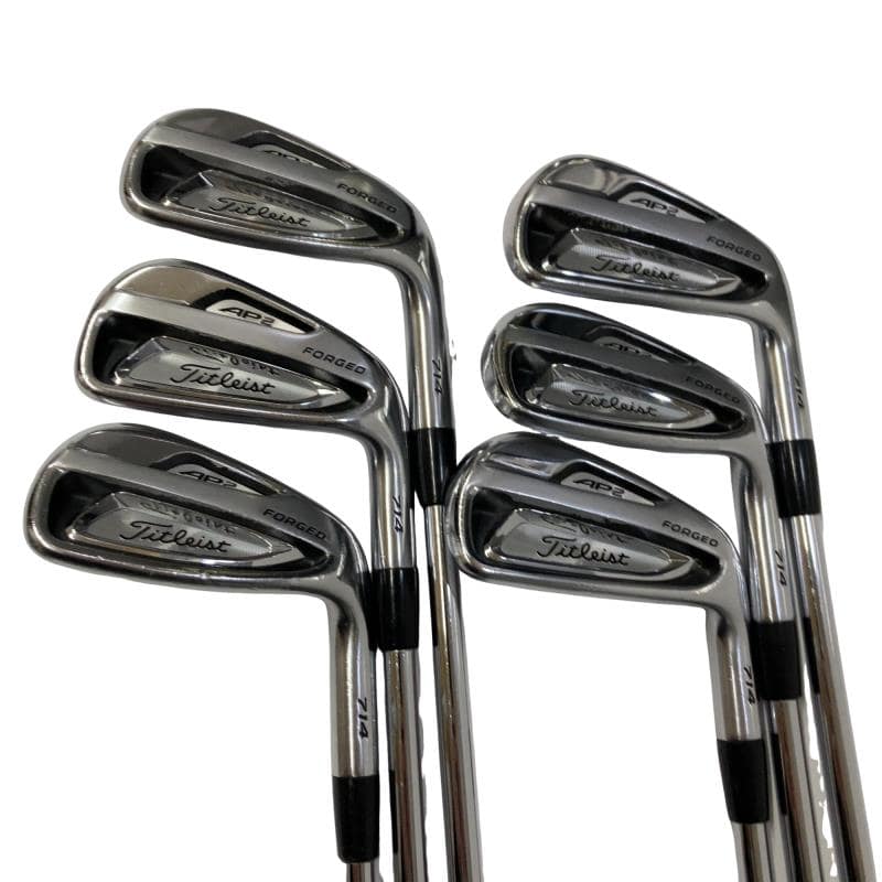 【中古】 タイトリスト Titleist AP2 714 6S アイアンセット IR Dynamic Gold (フレックスS) メンズ 男性用 右利き 右用 Cランク ゴルフクラブ