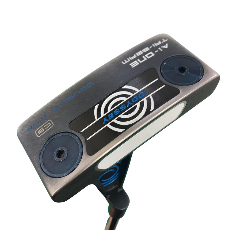【中古】 オデッセイ Ai-ONE TRI-BEAM DOUBLE WIDE CS(カスタム) パター PT 純然たる特注矢がら (フレックス余分の物) メンズ 成人男性用 右利き 右用 C位置づける ゴルフ野球クラブ