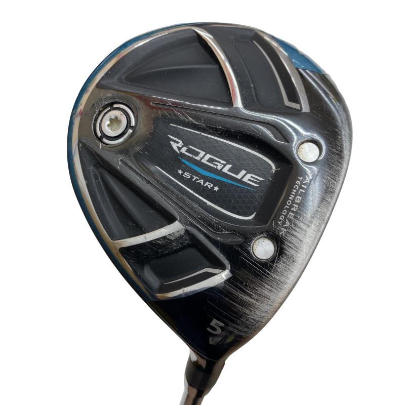 【中古】 キャロウェイ ROGUE STAR 5W フェアウェイウッド FW 純正特注シャフト (フレックスS) メンズ 男性用 右利き 右用 Cランク ゴルフクラブ