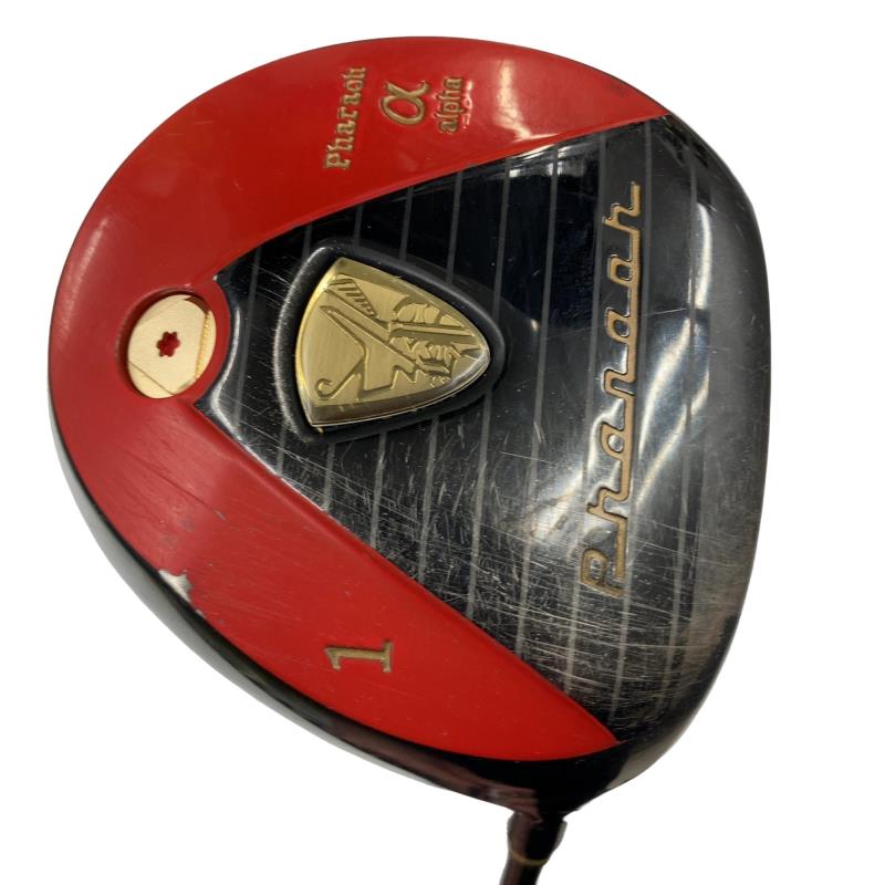 【中古】 ハル運動競技(PHARAOH) α 赤いこと 10° １番ウッド DR 一風変わった炭素 (フレックス余分の物) メンズ 成人男性用 右利き 右用 C序列付ける ゴルフ野球クラブ