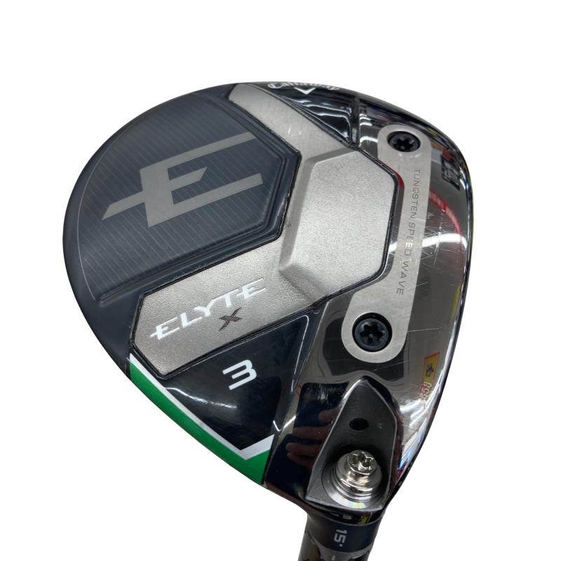 【中古】 キャロウェイ ELYTE X 3W フェアウェイウッド FW VENTUS GREEN 50 for CW(ELYTE FW) (フレックスS) メンズ 男性用 右利き 右用 Cランク ゴルフクラブ