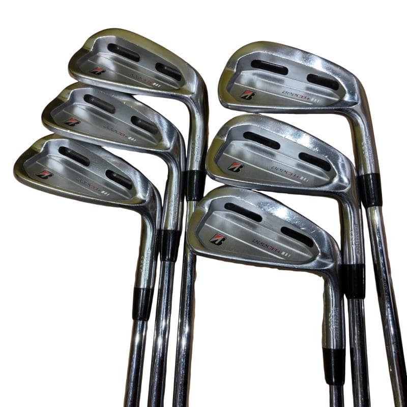 【中古】 ブリヂストン BRIDGESTONE 222CB+ 6S アイアン仕掛ける IR NS PRO MODUS3 TOUR105 (フレックスS) メンズ 成人男性用 右利き 右用 C価値づける ゴルフ野球クラブ