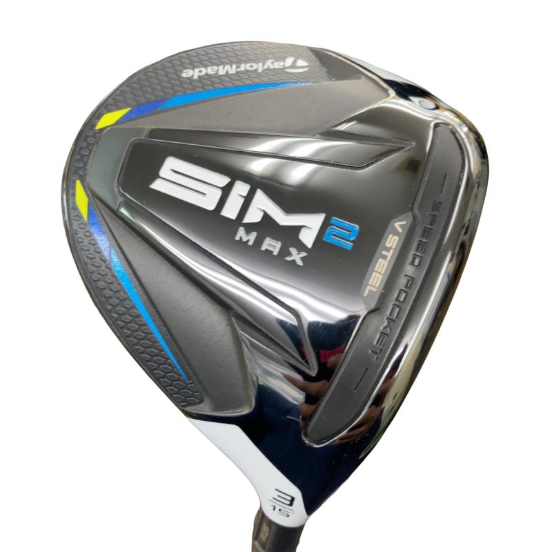 【中古】 テーラーメイド SIM2 MAX 3W フェアウェイウッド FW TENSEI BLUE TM50(SIM2 FW) (フレックスR) メンズ 男性用 右利き 右用 Bランク ゴルフクラブ