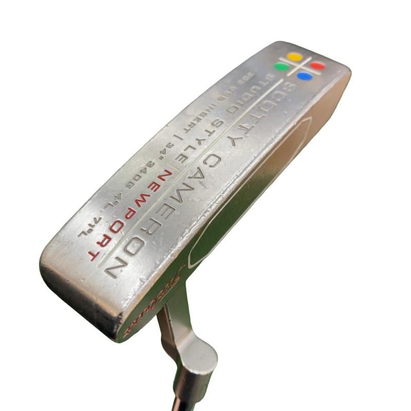 【中古】 タイトリスト SCOTTY CAMERON STUDIO STYLE NEWPORT 340G 34in パター PT スチール写真 (フレックス余分の物) メンズ 成人男性用 右利き 右用 C序列付ける ゴルフ野球クラブ