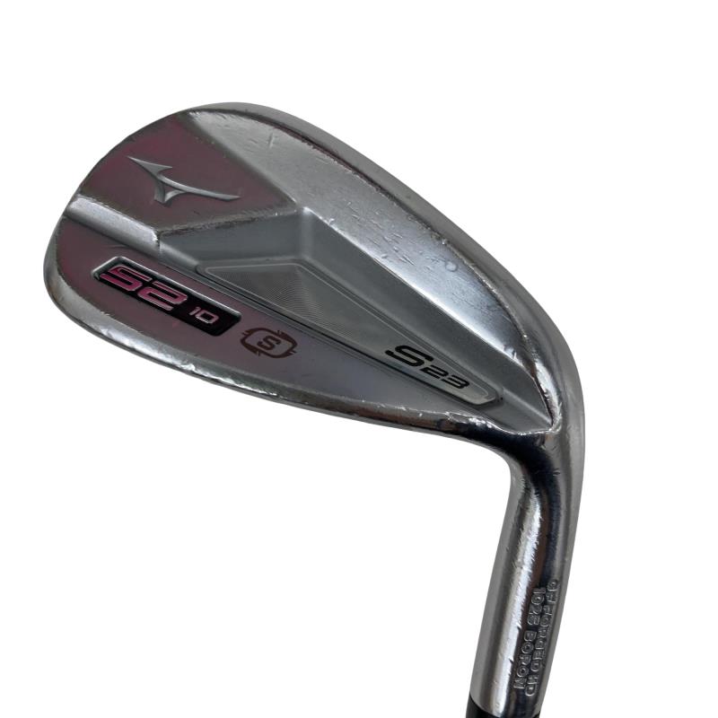 【中古】 ミズノ Mizuno S23(ホワイトサテン) 52°/10°S ウェッジ WG 純正特注シャフト (フレックスS) メンズ 男性用 右利き 右用 Dランク ゴルフクラブ