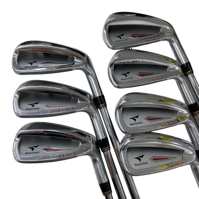 【中古】 ブリヂストン TOURSTAGE X-BLADE GR 8S アイアン書き割り IR NS PRO 950GH ウェイトフロー (フレックスR) メンズ 成人男性用 右利き 右用 C序列付ける ゴルフ野球クラブ