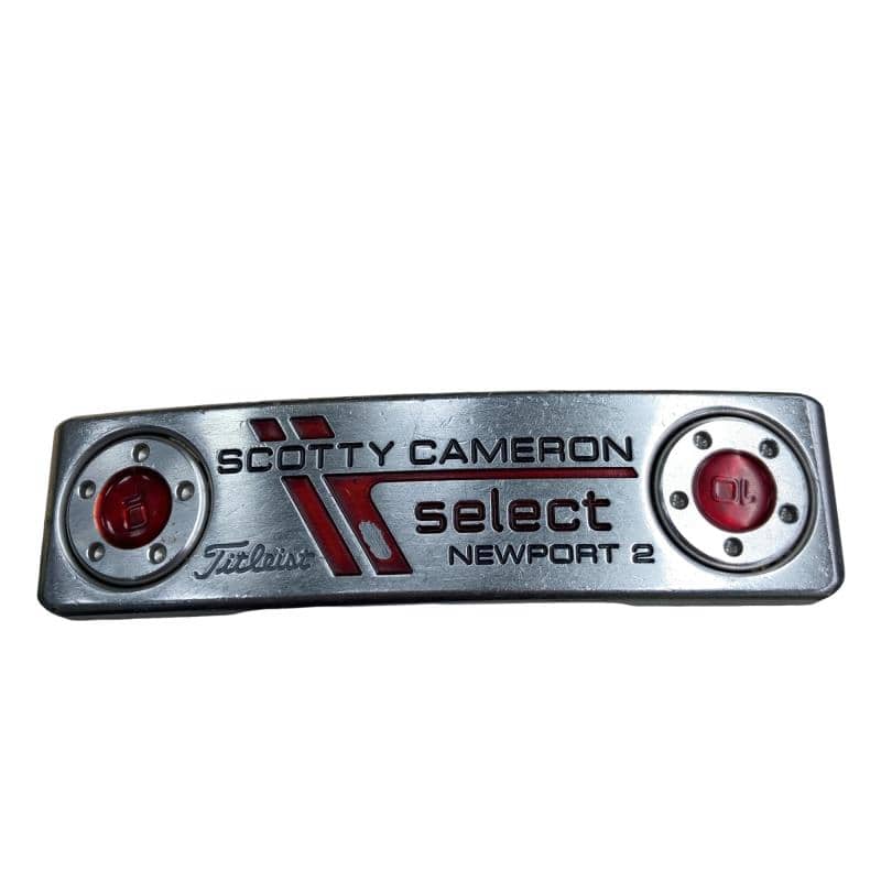 【中古】 タイトリスト SCOTTY CAMERON select NEWPORT 2(2014) 34インチ レフティ パター PT スチール (フレックスその他) メンズ 男性用 左利き レフティ 左用 Cランク ゴルフクラブ