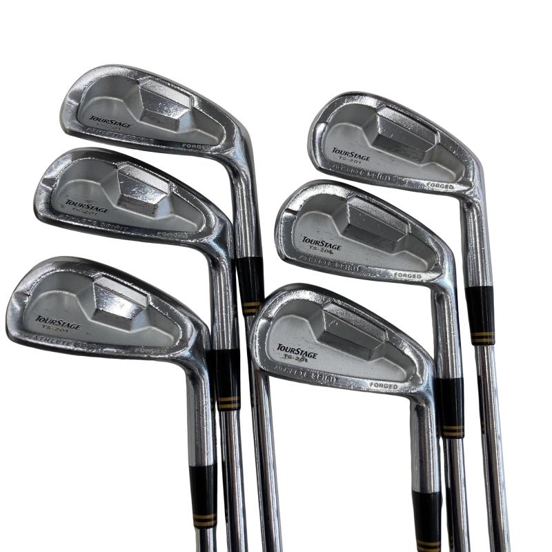 【中古】 ブリヂストン TOURSTAGE TS-201 8S アイアン仕掛ける IR NS PRO 950GH (フレックスS) メンズ 成人男性用 右利き 右用 C序列付ける ゴルフ野球クラブ