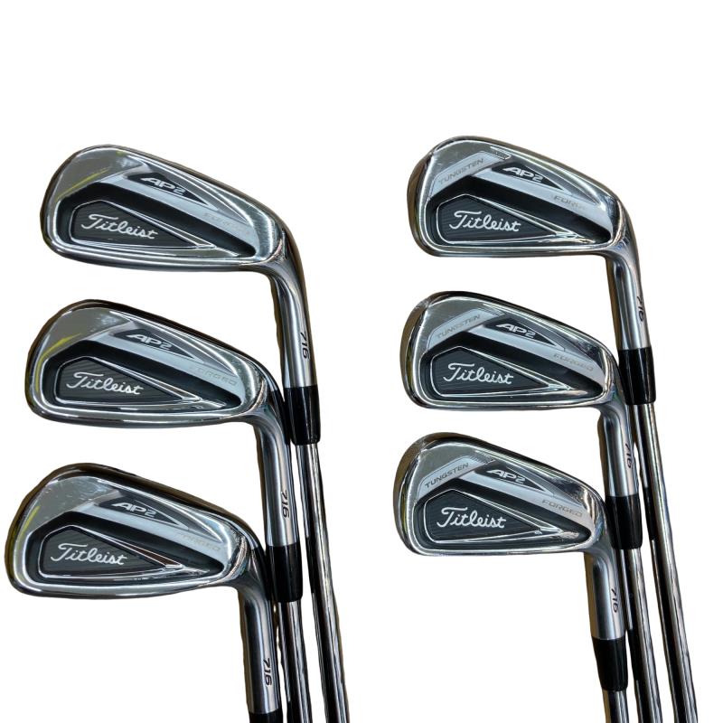 【中古】 タイトリスト Titleist AP2 716 6S アイアン仕掛ける IR NS PRO MODUS3 TOUR120 (フレックスS) メンズ 成人男性用 右利き 右用 C序列付ける ゴルフ野球クラブ
