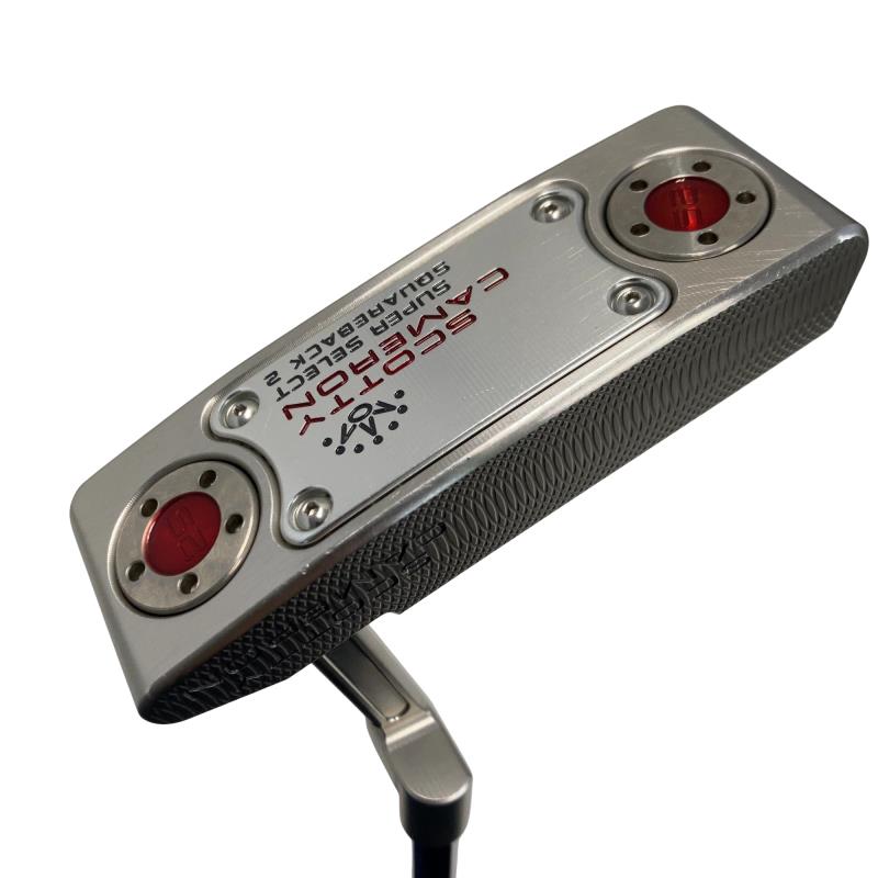 【中古】 タイトリスト SCOTTY CAMERON SUPER SELECT SQUAREBACK 2 LONG(2024) 38in パター PT スチール写真 (フレックス余分の物) メンズ 成人男性用 右利き 右用 C序列付ける ゴルフ野球クラブ