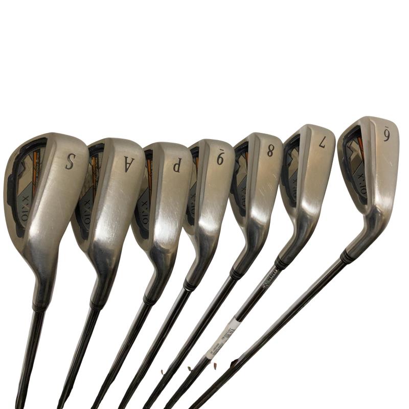 【中古】 ダンロップ XXIO(2018) 8S アイアンセット IR 純正特注シャフト (フレックスR) メンズ 男性用 右利き 右用 Cランク ゴルフクラブ