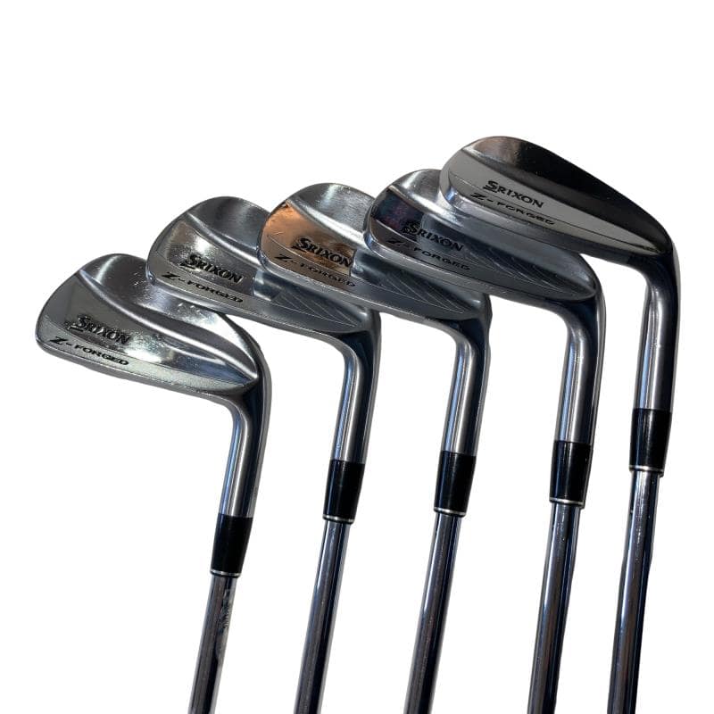 【中古】 ダンロップ SRIXON Z-FORGED 6S アイアンセット IR 純正特注シャフト (フレックスS) メンズ 男性用 右利き 右用 Cランク ゴルフクラブ