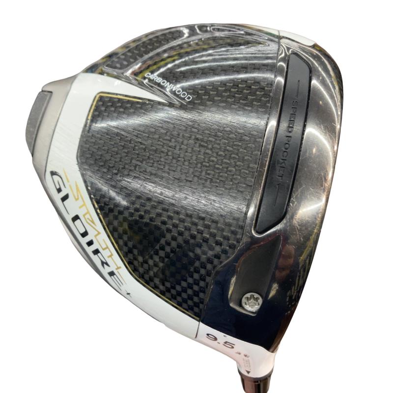 【中古】 テーラーメイド STEALTH GLOIRE+ 9.5° ドライバー DR Tour AD CQ-5 (フレックスS) メンズ 男性用 右利き 右用 Cランク ゴルフクラブ