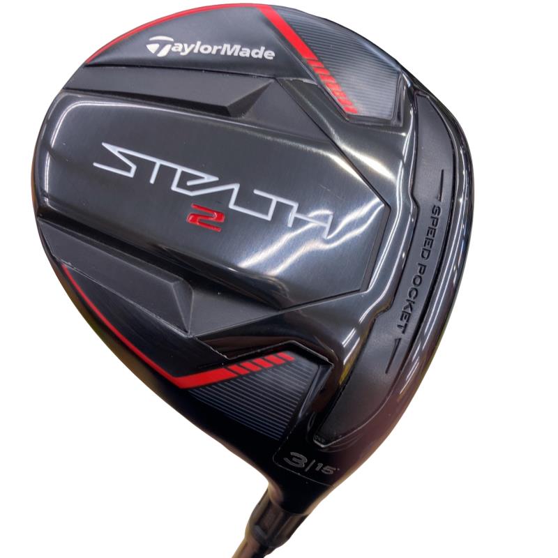 【中古】 テーラーメイド STEALTH2 3W フェアウェイウッド FW TENSEI RED TM50(STEALTH FW) (フレックスS) メンズ 男性用 右利き 右用 Cランク ゴルフクラブ