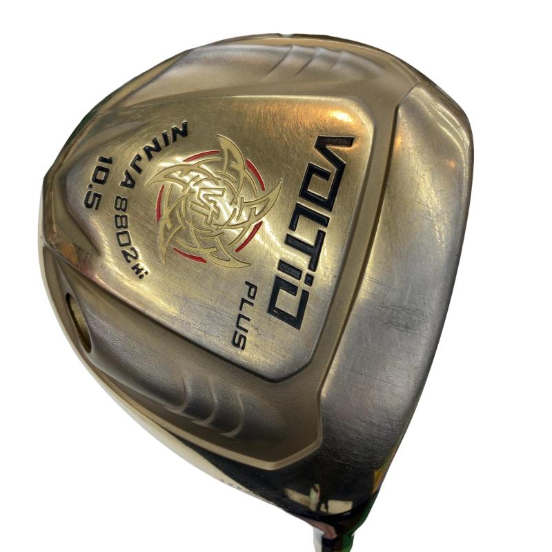 【中古】 カタナゴルフ VOLTiO NINJA PLUS 8802Hi(ゴールド) 10.5° １番ウッド DR VOLTiO Speeder 462 EVOLUTION(１番ウッド) (フレックスR) メンズ 成人男性用 右利き 右用 D序列付ける ゴルフ野球クラブ
