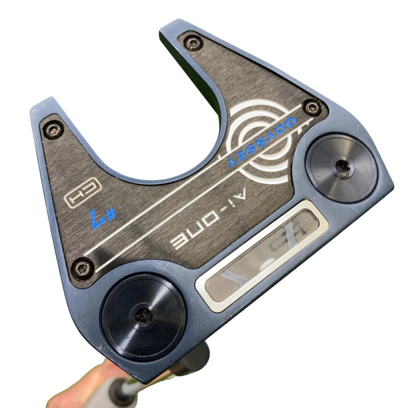 【中古】 オデッセイ Ai-ONE #7 CH 33in パター PT STROKE LAB 90 スチール写真 (フレックス余分の物) メンズ 成人男性用 右利き 右用 C位置付ける ゴルフ野球クラブ メンズクラブ-パター-ゴルフ