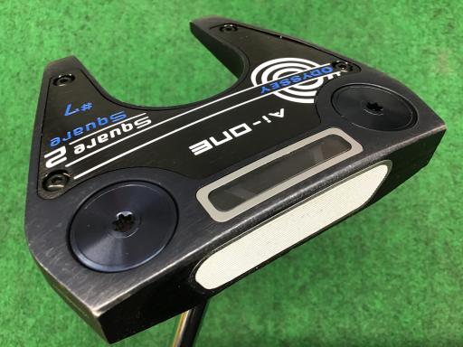 【中古】 オデッセイ Ai-ONE SQUARE 2 SQUARE #7 33in パター PT STROKE LAB 90 スチール写真 (フレックス余分の物) メンズ 成人男性用 右利き 右用 C序列付ける ゴルフ野球クラブ