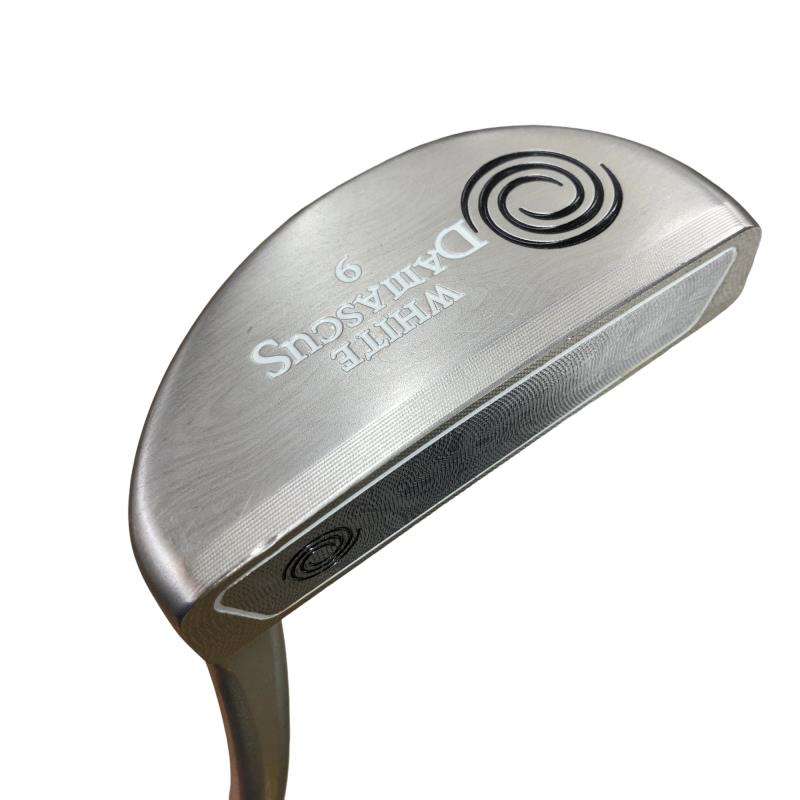 【中古】 オデッセイ WHITE DAMASCUS #9 34インチ パター PT スチール (フレックスその他) メンズ 男性用 右利き 右用 Cランク ゴルフクラブ