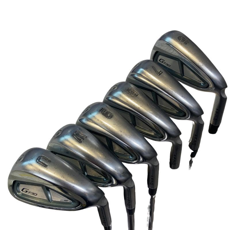 【中古】 ピン G730 7S アイアンセット IR NS PRO 750GH neo (フレックスS) メンズ 男性用 右利き 右用 Cランク ゴルフクラブ