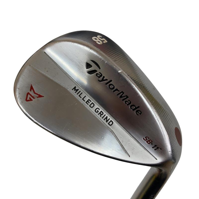 【中古】 仕立て屋お手伝いさん Taylor Made MILLED GRIND 58°/11° USA ウェッジ WG Dynamic Gold (フレックス余分の物) メンズ 成人男性用 右利き 右用 C価値づける ゴルフ野球クラブ