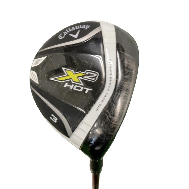 【中古】 キャロウェイ X2 HOT 3W フェアウェイウッド FW リシャフト (フレックスその他) メンズ 男性用 右利き 右用 Cランク ゴルフクラブ