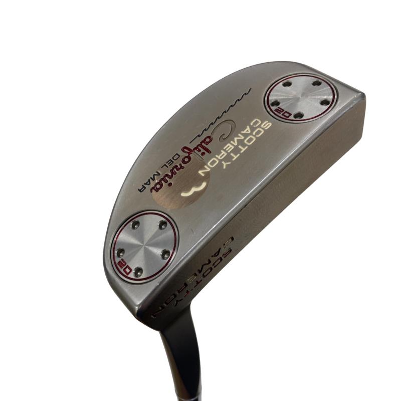 【中古】 タイトリスト SCOTTY CAMERON California DEL MAR 33インチ(20g) パター PT スチール (フレックスその他) メンズ 男性用 右利き 右用 Cランク ゴルフクラブ