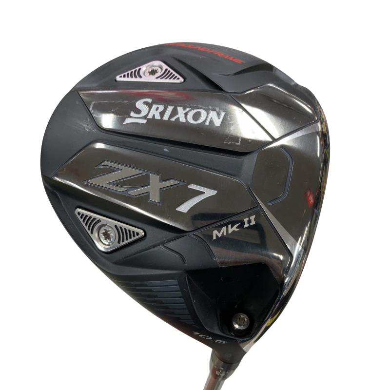 【中古】 ダンロップ SRIXON ZX7 Mk II 10.5° ドライバー DR 純正特注シャフト (フレックスS) メンズ 男性用 右利き 右用 Cランク ゴルフクラブ