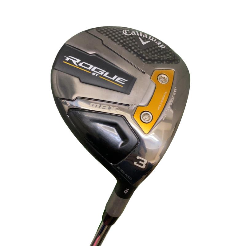 【中古】 キャロウェイ ROGUE ST MAX 3W フェアウェイウッド FW 純正特注シャフト (フレックスS) メンズ 男性用 右利き 右用 Dランク ゴルフクラブ 14,642円
