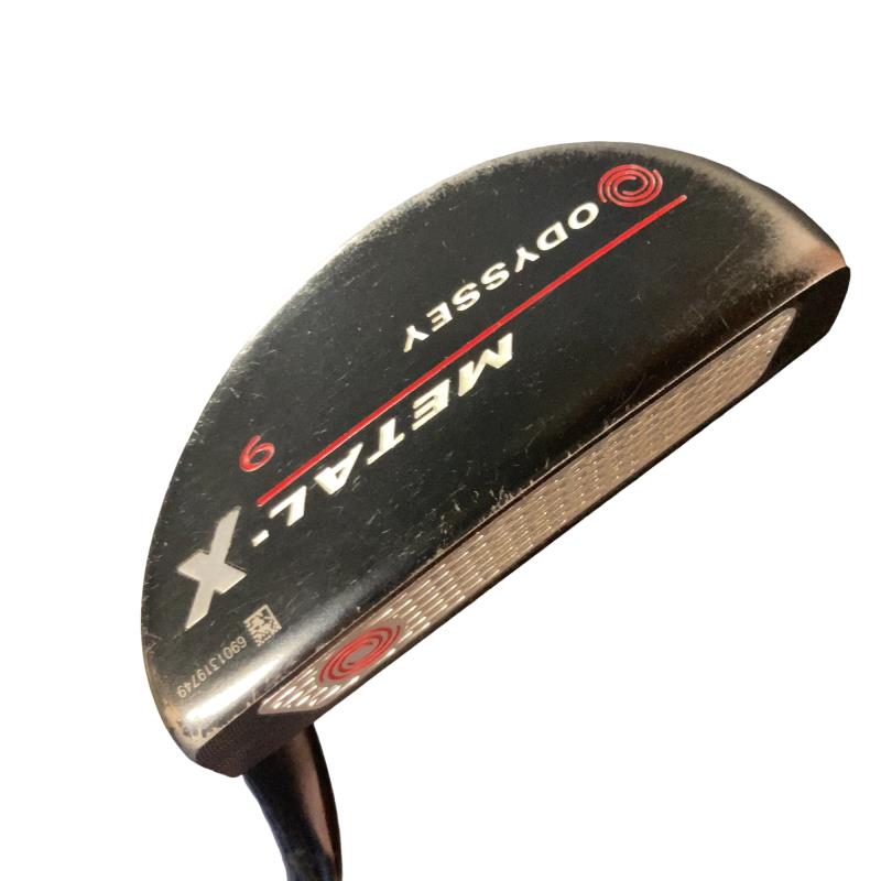 【中古】 オデッセイ METAL-X #9 34インチ パター PT スチール (フレックスその他) メンズ 男性用 右利き 右用 Cランク ゴルフクラブ