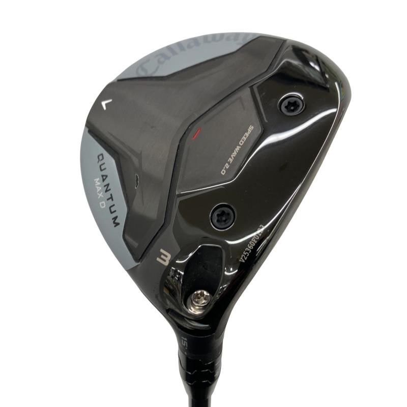 【中古】 キャロウェイ QUANTUM MAX D 3W フェアウェイウッド FW 純正特注シャフト (フレックスR) メンズ 男性用 右利き 右用 Bランク ゴルフクラブ