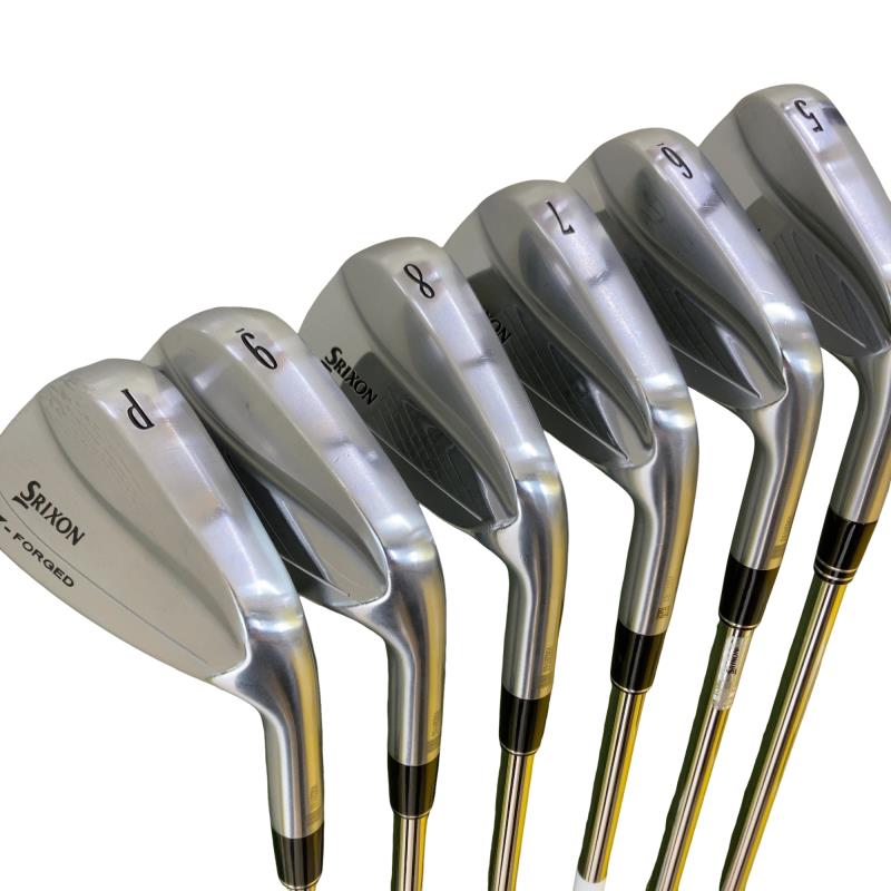 【中古】 ダンロップ SRIXON Z-FORGED 6S アイアンセット IR 純正特注シャフト (フレックスR) メンズ 男性用 右利き 右用 Cランク ゴルフクラブ|ゴルフパートナー 中古クラブ店
