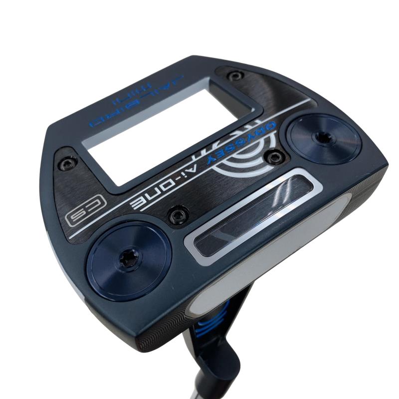 【中古】 オデッセイ Ai-ONE TRI-BEAM JAILBIRD MINI CS 34in パター PT STROKE LAB 90 スチール写真 (フレックス余分の物) メンズ 成人男性用 右利き 右用 B序列付ける ゴルフ野球クラブ