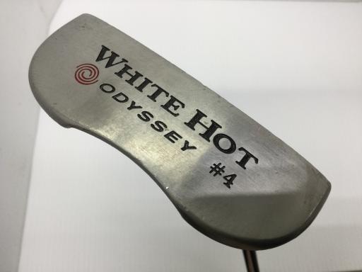 【中古】 オデッセイ WHITE HOT #4 33インチ パター PT スチール (フレックスその他) メンズ 男性用 右利き 右用 Dランク ゴルフクラブ