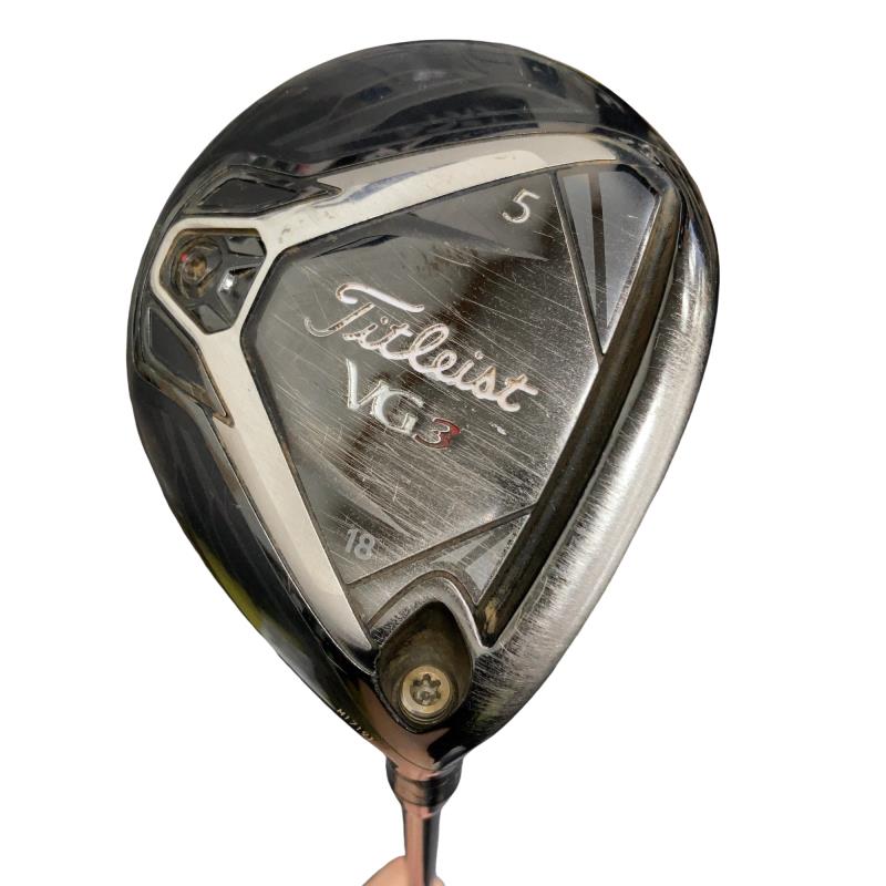 【中古】 タイトリスト Titleist VG3(2018) 5W フェアウェイウッド FW 純正特注シャフト (フレックスS) メンズ 男性用 右利き 右用 Dランク ゴルフクラブ