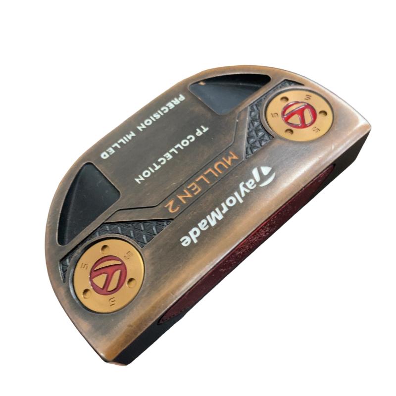【中古】 テーラーメイド TP COLLECTION BLACK COPPER MULLEN 2 33インチ(ラムキン) パター PT スチール (フレックスその他) メンズ 男性用 右利き 右用 Cランク ゴルフクラブ