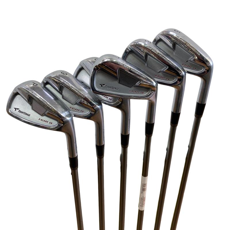 【中古】 ブリヂストン TOURSTAGE X-BLADE CB(2008) 6S アイアン書き割り IR 完全無欠特注立て坑 (フレックスS) メンズ 成人男性用 右利き 右用 C序列付ける ゴルフ野球クラブ