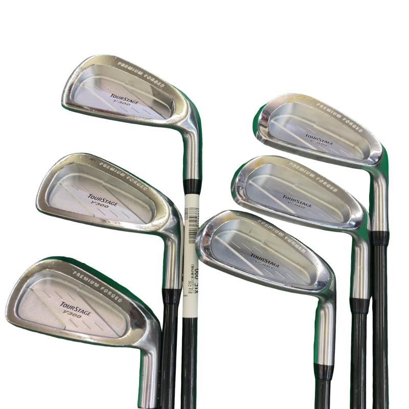【中古】 ブリヂストン TOURSTAGE V300 6S アイアンセット IR TSI-60 (フレックスR) メンズ 男性用 右利き 右用 Cランク ゴルフクラブ