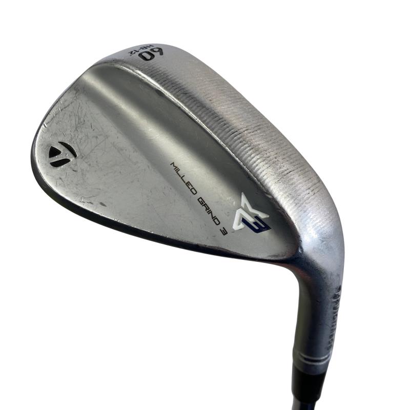 【中古】 テーラーメイド Taylor Made MILLED GRIND 3 60°/12° ウェッジ WG Dynamic Gold (フレックスS) メンズ 男性用 右利き 右用 Cランク ゴルフクラブ