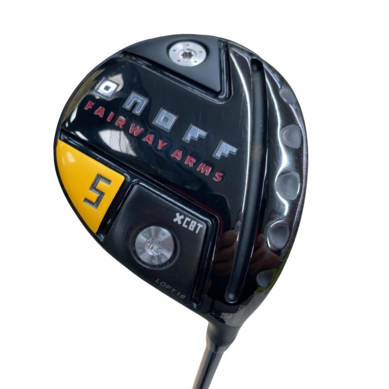 【中古】 ダイワ(グローブライド) ONOFF ARMS(2022) KURO 5W フェアウェイウッド FW 純然たる特注矢がら (フレックスS) メンズ 成人男性用 右利き 右用 C位置づける ゴルフ野球クラブ