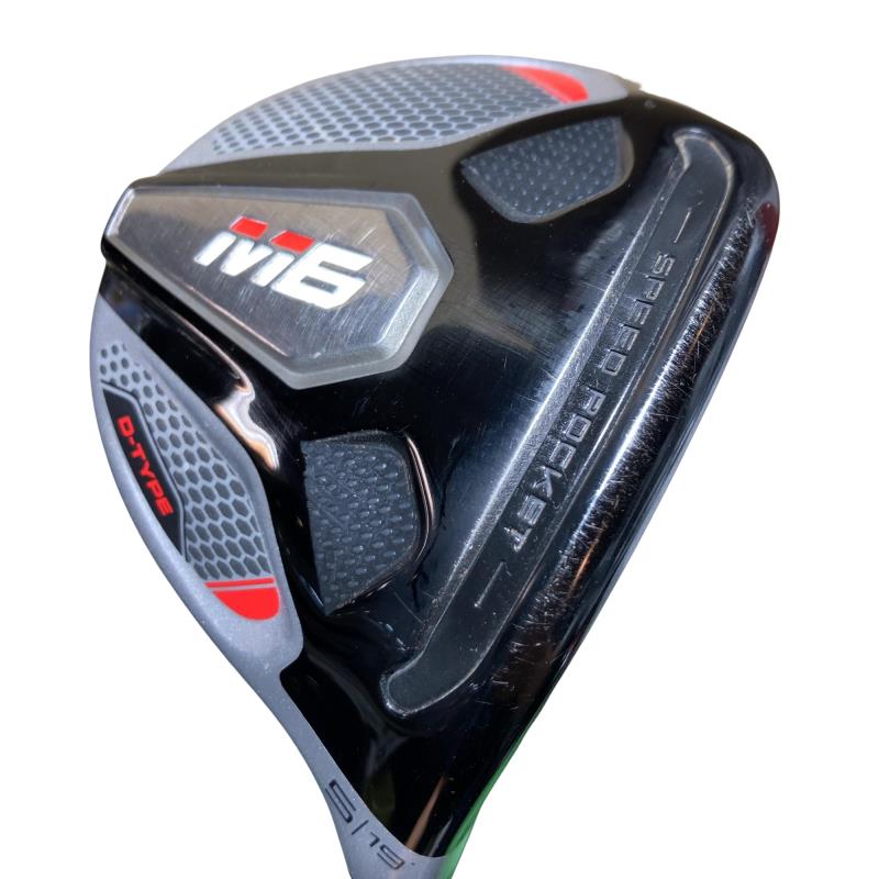 【中古】 テーラーメイド M6 D-TYPE 5W USA フェアウェイウッド FW 純正特注シャフト (フレックスS) メンズ 男性用 右利き 右用 Cランク ゴルフクラブ 10,025円